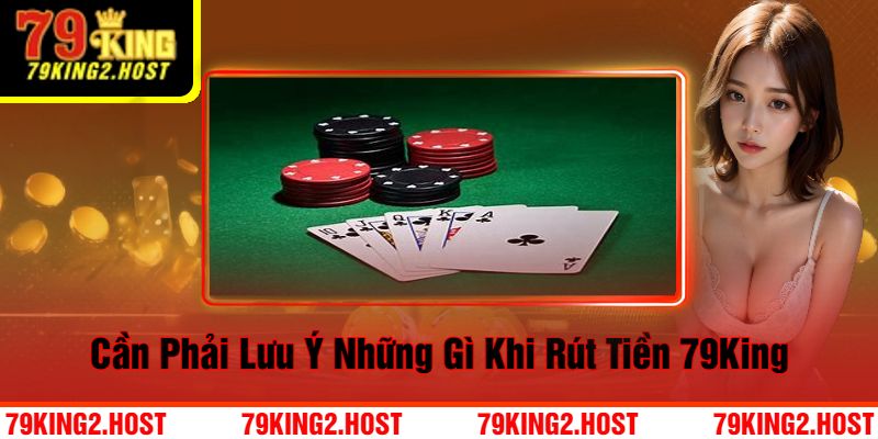 Một số điều anh em cần chú ý khi rút tiền 79King